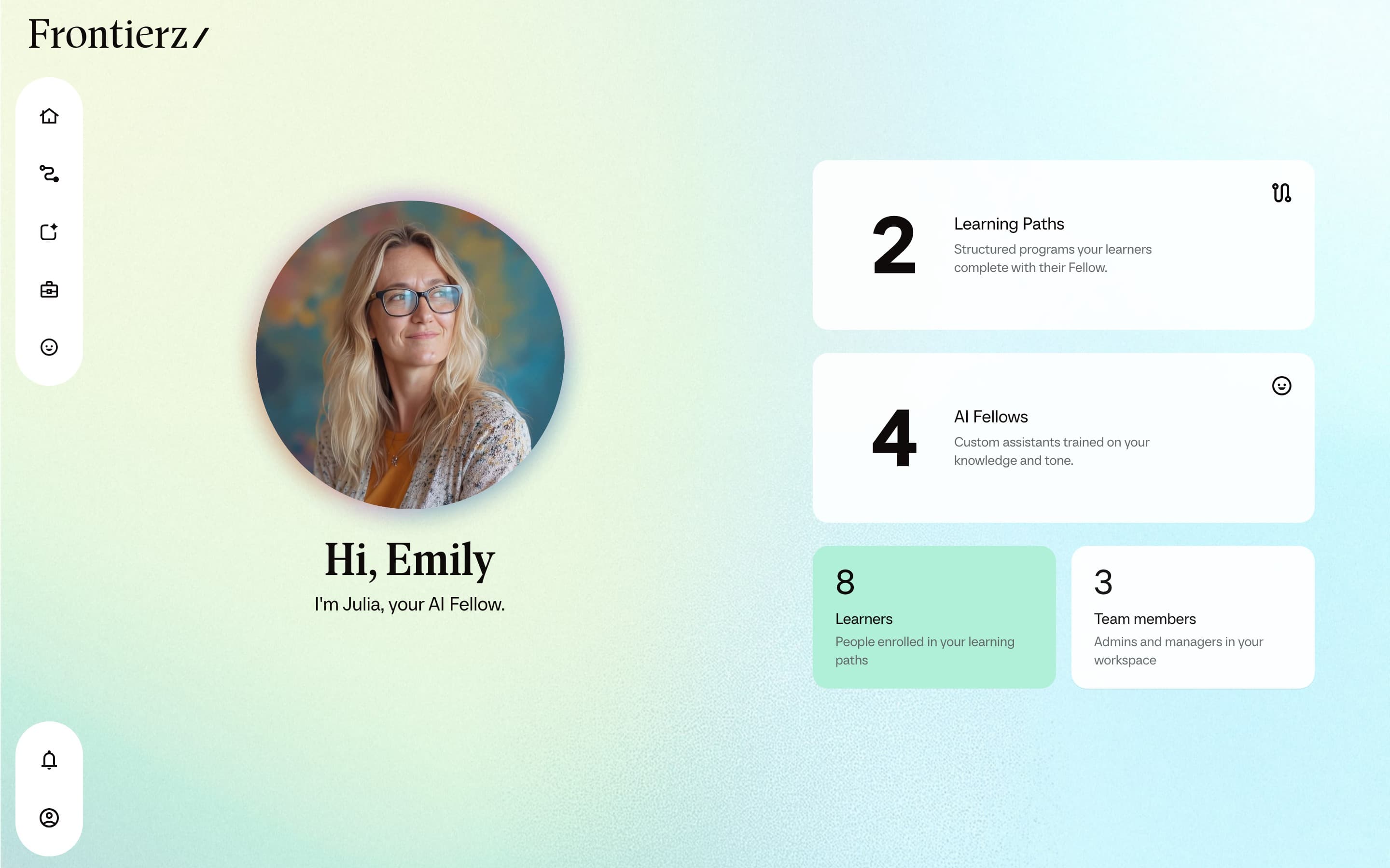 Frontierz Studio entry in the sidebar