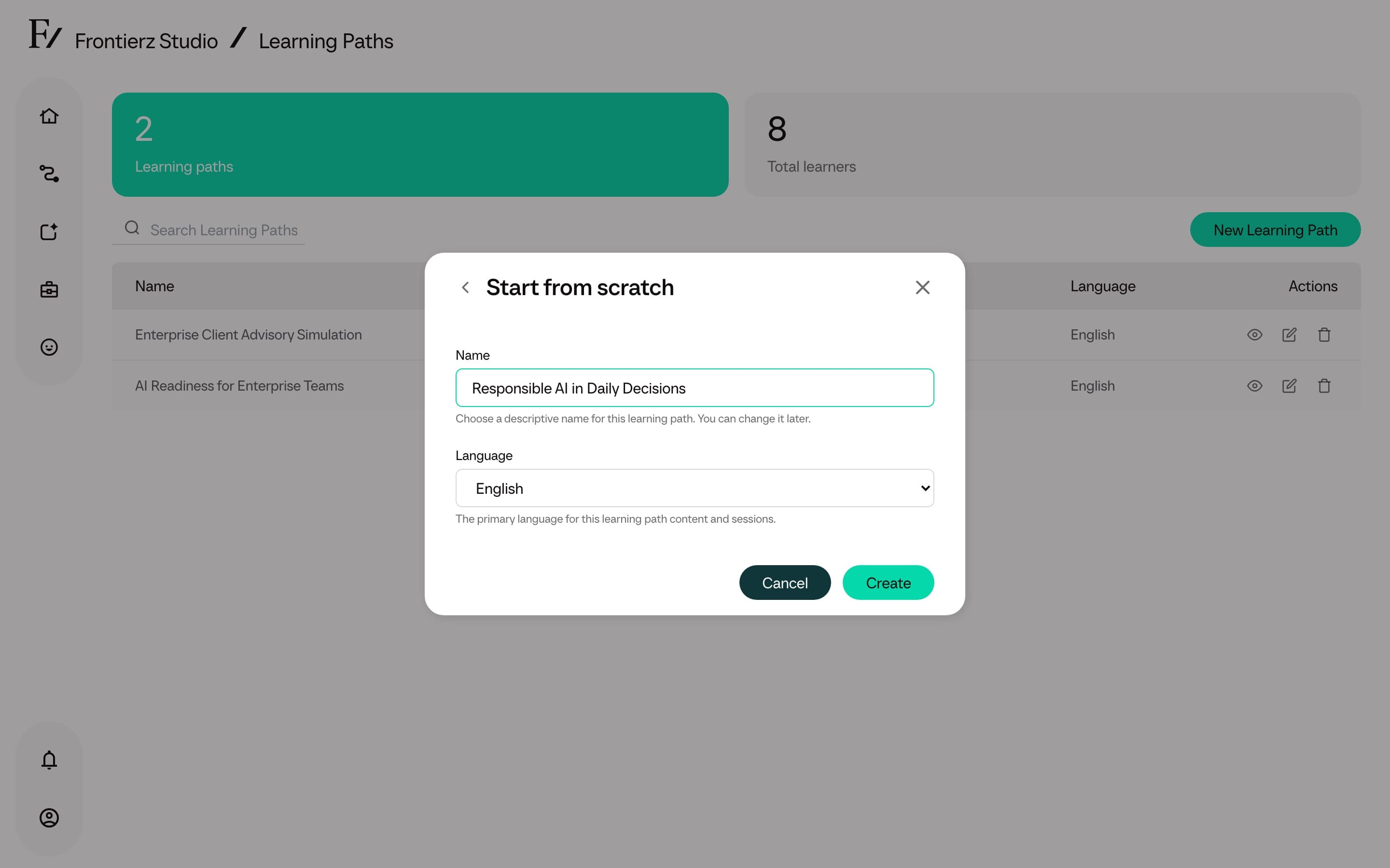 Name, description, and language fields filled with InBrainz data